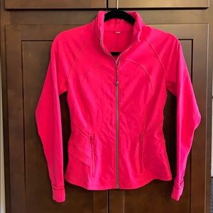NWOT Lululemon Pink Zip Up Jacket